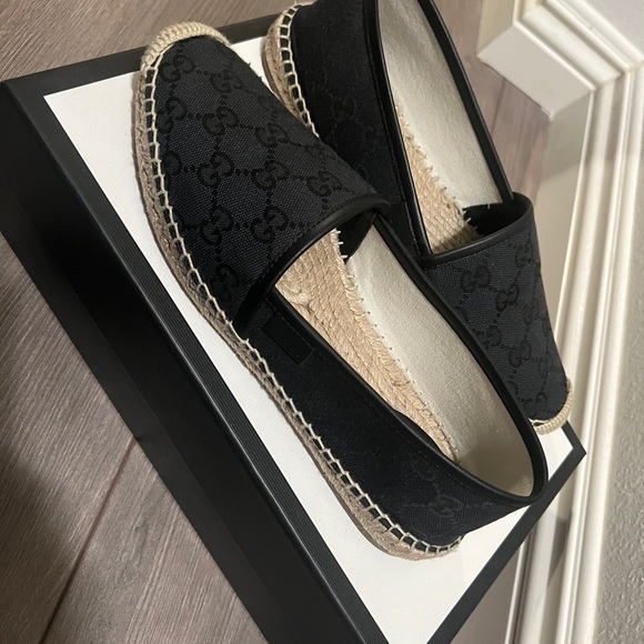 Gucci GG Canvas & Leather Espadrille - Picture 5 of 8